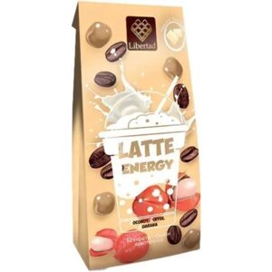 Конфеты жевательные "Libertad. Latte Energy", 75 г, в белом шоколаде в Минске от компании «Офистон маркет»