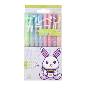 Набор гелевых ручек "Pastels. Kawaii Animals", 8 шт, разноцветный в Минске от компании «Офистон маркет»