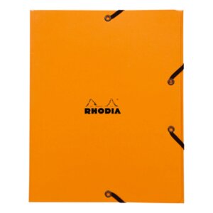 Папка на резинках "Rhodia", A5, 40 мм, картон, оранжевый в Минске от компании «Офистон маркет»