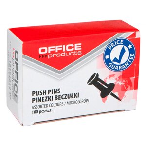 Иглы-кнопки Office products "Пешки", 100 шт, ассорти в Минске от компании «Офистон маркет»