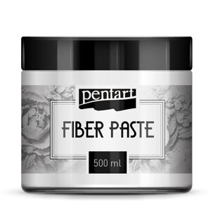 Текстурная паста "Pentart Fiber paste", 500 мл, белый в Минске от компании «Офистон маркет»