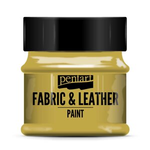 Краска для текстиля "Pentart Fabric & Leather paint", 50 мл, золото в Минске от компании «Офистон маркет»