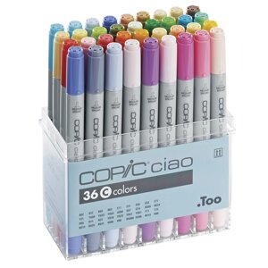 Набор маркеров перманентных "Copic ciao" C, 36 цветов в Минске от компании «Офистон маркет»