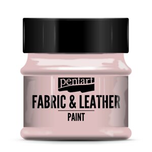 Краска для текстиля "Pentart Fabric & Leather paint", 50 мл, розовый в Минске от компании «Офистон маркет»