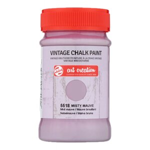 Краска декоративная "VINTAGE CHALK PAINT", 100 мл, 5518 приглушенный лиловый в Минске от компании «Офистон маркет»