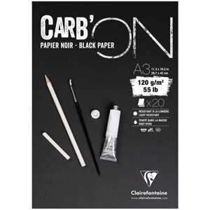 Блок-склейка "CarbON", А3, 120 г/м2, 20 листов в Минске от компании «Офистон маркет»