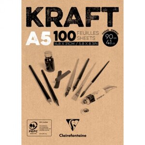 Блок-склейка "Kraft", А4, 90 г/м2, 100 листов в Минске от компании «Офистон маркет»