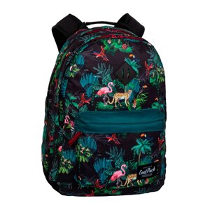 Рюкзак молодежный CoolPack "Malindi", темно-зеленый, черный в Минске от компании «Офистон маркет»