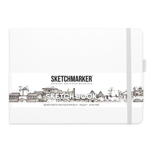 Скетчбук "Sketchmarker", 21x14.8 см, 140 г/м2, 80 листов, белый пейзаж в Минске от компании «Офистон маркет»