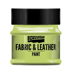 Краска для текстиля "Pentart Fabric & Leather paint", 50 мл, зеленый лайм в Минске от компании «Офистон маркет»