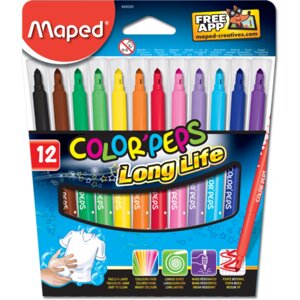 Фломастеры Maped "Color Peps", 12 шт в Минске от компании «Офистон маркет»