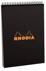 Блокнот "Rhodia", A5, 80 листов, клетка, черный в Минске от компании «Офистон маркет»