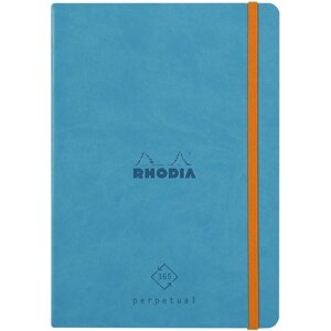 Еженедельник недатированный Clairefontaine Rhodia "Rhodiarama Perpetual", 148x210 мм, 128 страниц, бирюзовый в Минске от компании «Офистон маркет»