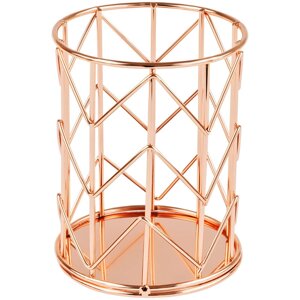 Подставка для канцелярских мелочей "Meshu. Rose Gold", 80x107 мм, розовое золото