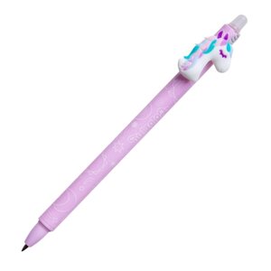Ручка гелевая автоматическая Colorino "Unicorns пиши стирай", 0.5 мм, ассорти, стерж. cиний