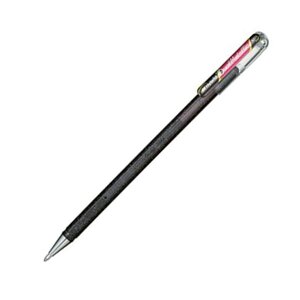 Ручка гелевая "Dual Metallic", 1.0 мм, черный, стерж. черный