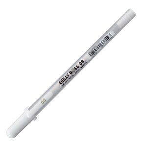 Ручка гелевая "Gelly Roll Basic", 0.4 мм, белый, стерж. белый