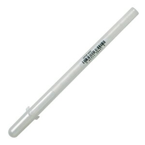 Ручка гелевая "Gelly Roll Glaze", 0.6 мм, прозрачный, стерж. белый