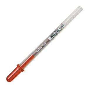 Ручка гелевая "Gelly Roll Glaze", 0.6 мм, прозрачный, стерж. коричневый