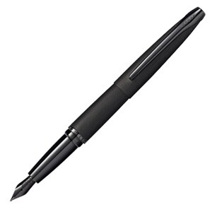 Ручка перьевая Cross "ATX Brushed Black PVD", M, черный, патрон черный