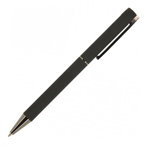 Ручка шариковая автоматическая "Bergamo", 0.7 мм, черный, стерж. синий