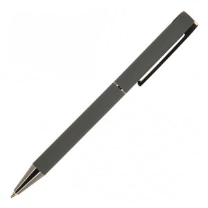 Ручка шариковая автоматическая "Bergamo", 0.7 мм, серый, стерж. синий