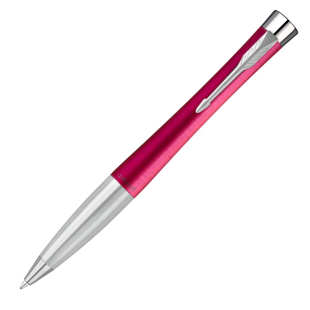 Ручка шариковая автоматическая Parker "Urban Core K314 Vibrant Magenta CT", 1.0 мм, пурпурный, серебристый, стерж. синий от компании «Офистон маркет» - фото 1