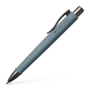 Ручка шариковая автоматическая "Poly Ball Urban", 1.0 мм, серый, стерж. синий