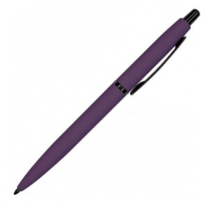 Ручка шариковая автоматическая "San Remo", 1.0 мм, фиолетовый, черный, стерж. синий