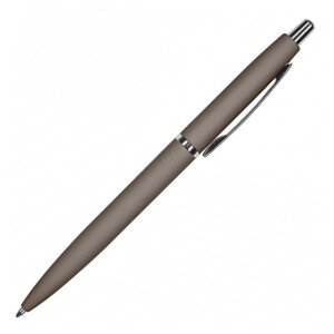 Ручка шариковая автоматическая "San Remo", 1.0 мм, серый, серебристый, стерж. синий