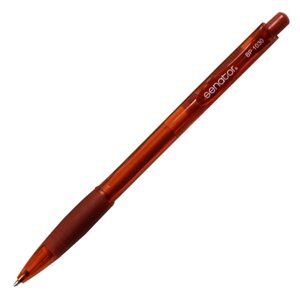 Ручка шариковая автоматическая "Senator BP10", 0.7 мм, прозрачный, красный, стерж. красный