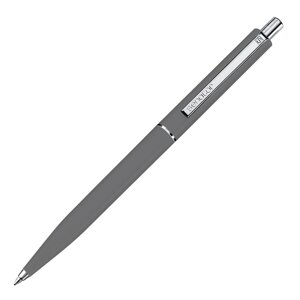 Ручка шариковая автоматическая "Senator Point Polished", 1.0 мм, серый, стерж. синий