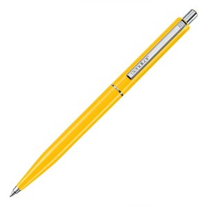 Ручка шариковая автоматическая "Senator Point Polished", 1.0 мм, желтый, стерж. синий