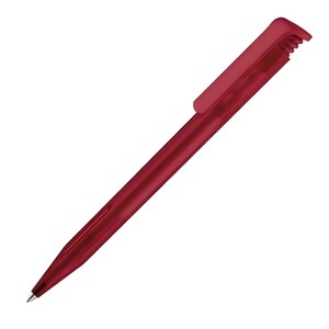 Ручка шариковая автоматическая "Senator Super Hit Matt", 1.0 мм, темно-красный, стерж. синий
