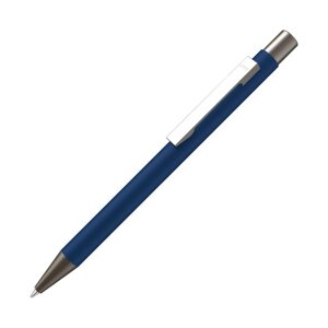 Ручка шариковая автоматическая "Straight Gum CP", 1,0 мм, синий, антрацит, стерж. синий
