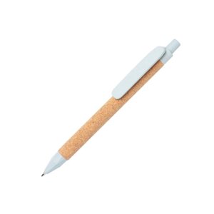 Ручка шариковая автоматическая "Write", 1.0 мм, коричневый, голубой, стерж. синий