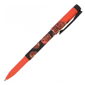 Ручка шариковая "FreshWrite. Гранат", 0.7 мм, черный, красный, стерж. синий