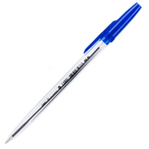 Ручка шариковая "P1-Classic", 0.7 мм, прозрачный, стерж. синий