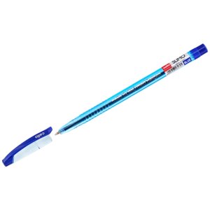 Ручка шариковая "Slimo", 1.0 мм, прозрачный, стерж. синий