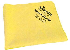 Салфетка из микроволокна "МикронКвик", 38x40 см, желтая, 1 шт