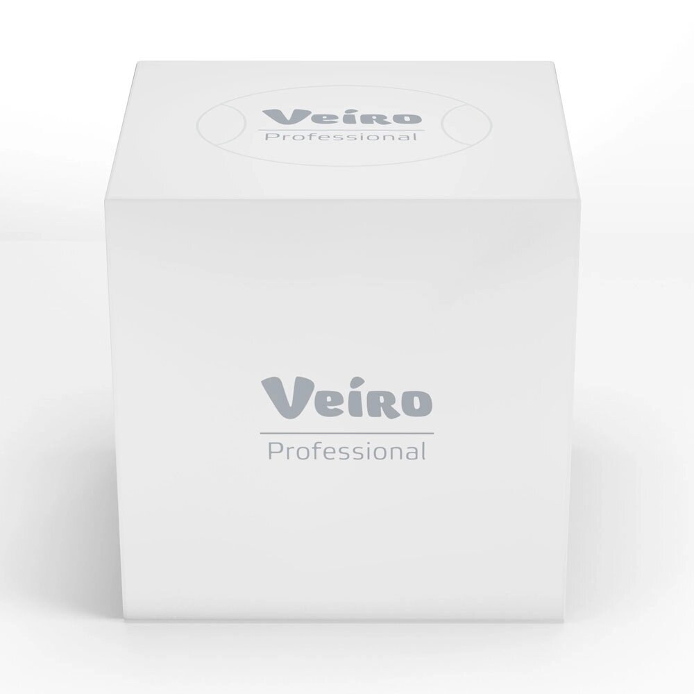 Салфетки косметические "Veiro Professional Premium", 80 шт./упак, 20x20 см, белый от компании «Офистон маркет» - фото 1