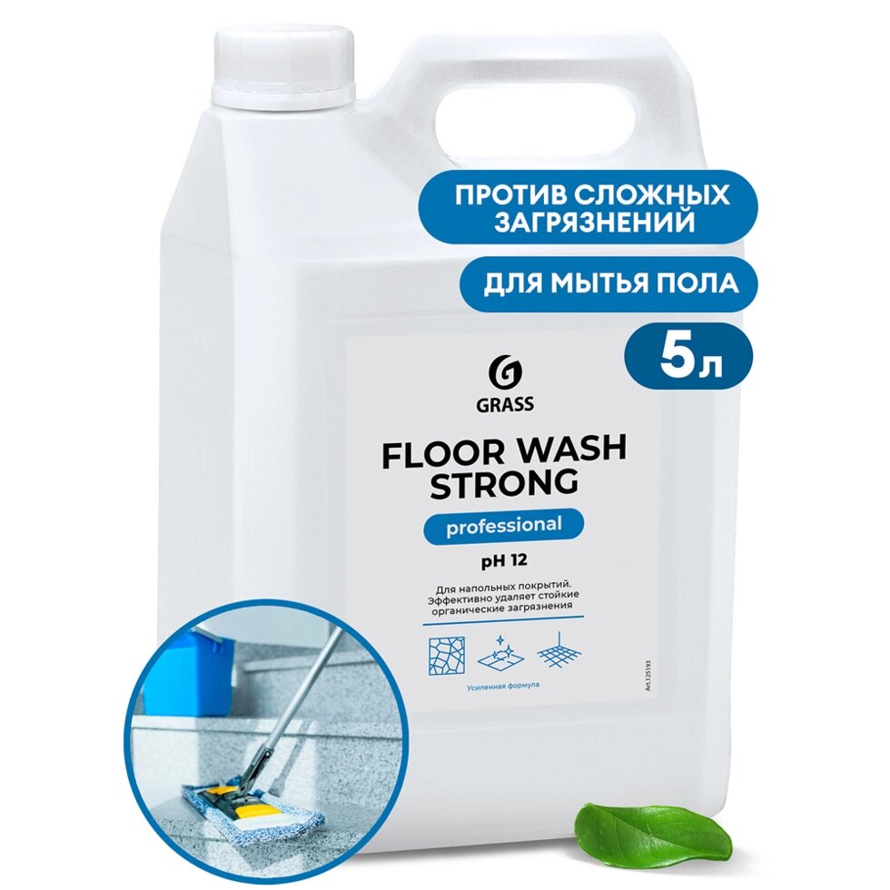 Средство моющее для пола "Floor Wash Strong", 5 л от компании «Офистон маркет» - фото 1