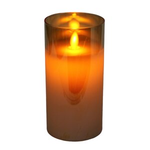 Свеча декоративная "Свеча-Ночь", 75x150 мм, с подсветкой, на батарейках