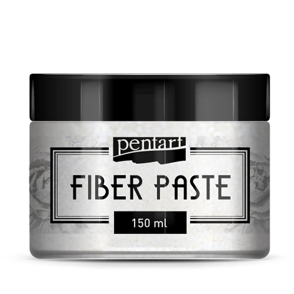 Текстурная паста "Pentart Fiber paste", 150 мл, белый от компании «Офистон маркет» - фото 1