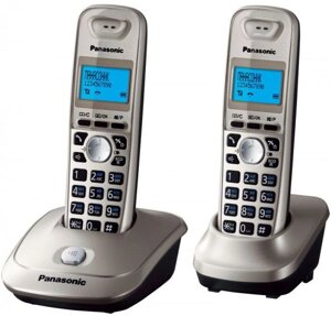 Телефонный аппарат Panasonic "KX-TG2512RU", платиновый