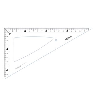Треугольник Maped, 20 см, прозрачный