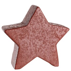 Украшение декоративное "Звезда Autentico", 12 см, красный
