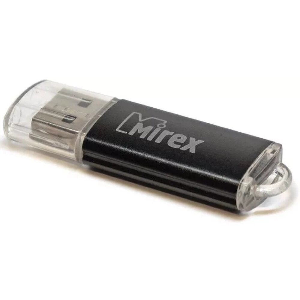 USB Flash накопитель 2.0 FlashDrive Mirex UNIT BLACK от компании «Офистон маркет» - фото 1