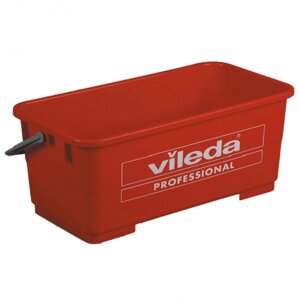 Ведро для мытья окон "Vileda", 22 л, пластик, красный