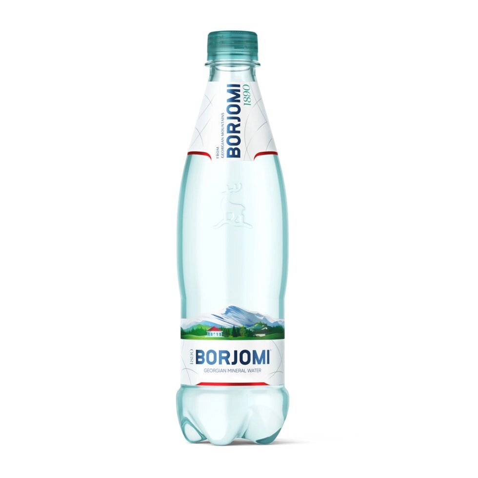 Вода минеральная "Borjomi", газированная, 0.5 л от компании «Офистон маркет» - фото 1